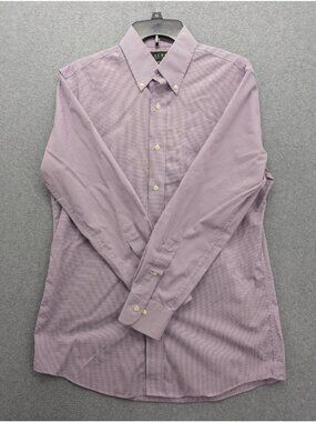 Lauren Ralph Lauren | Shirts | Ralph Lauren Ultraflex Classic Fit Noniron Light Blue Dress Shirt Mens Size 75